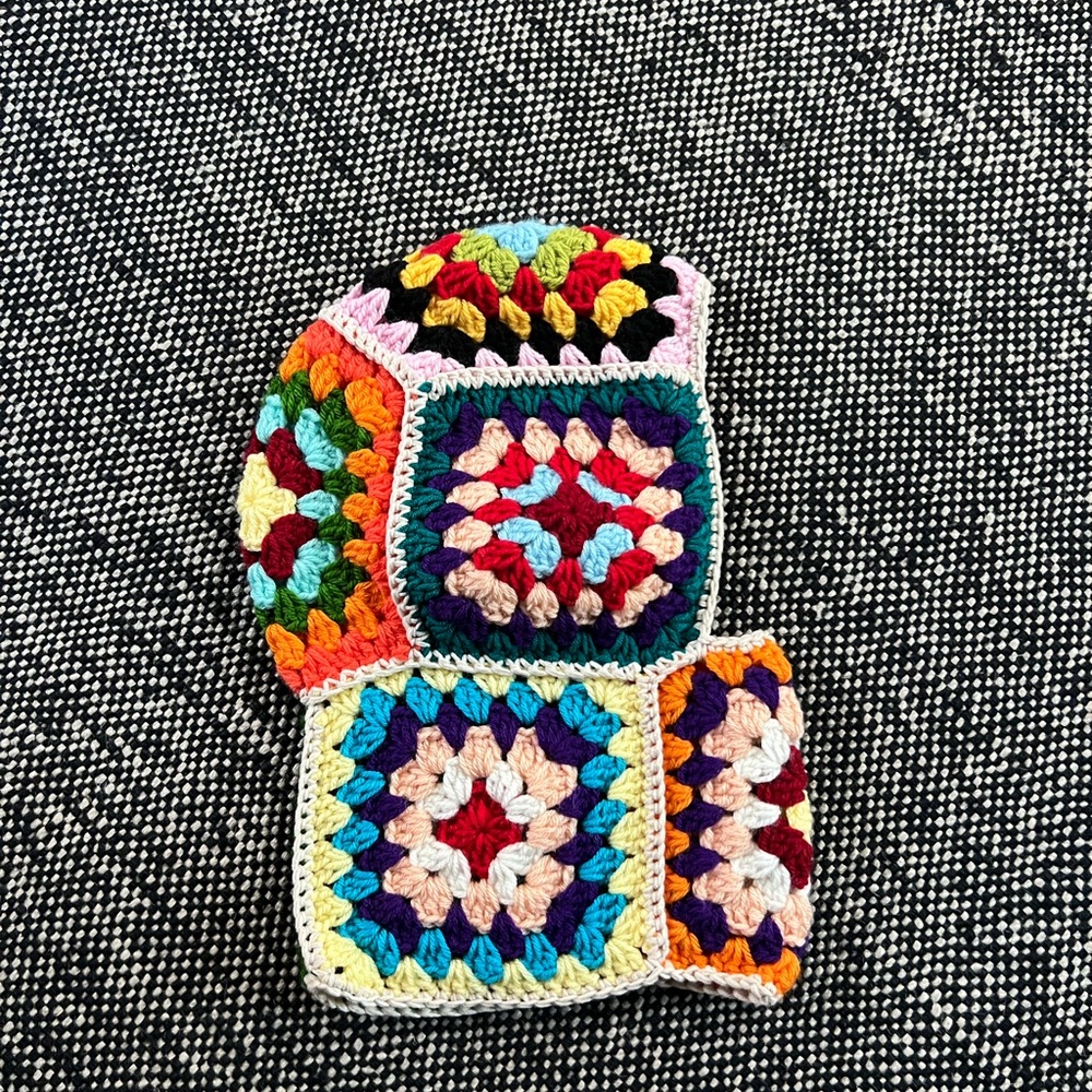 Colorful Crochet balaclava